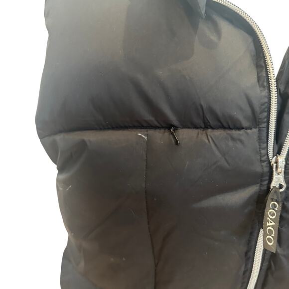 Green Bay Packers Puffer Vest Black MEDIUM Football Tailgate Unique Quilted - Picture 5 of 7